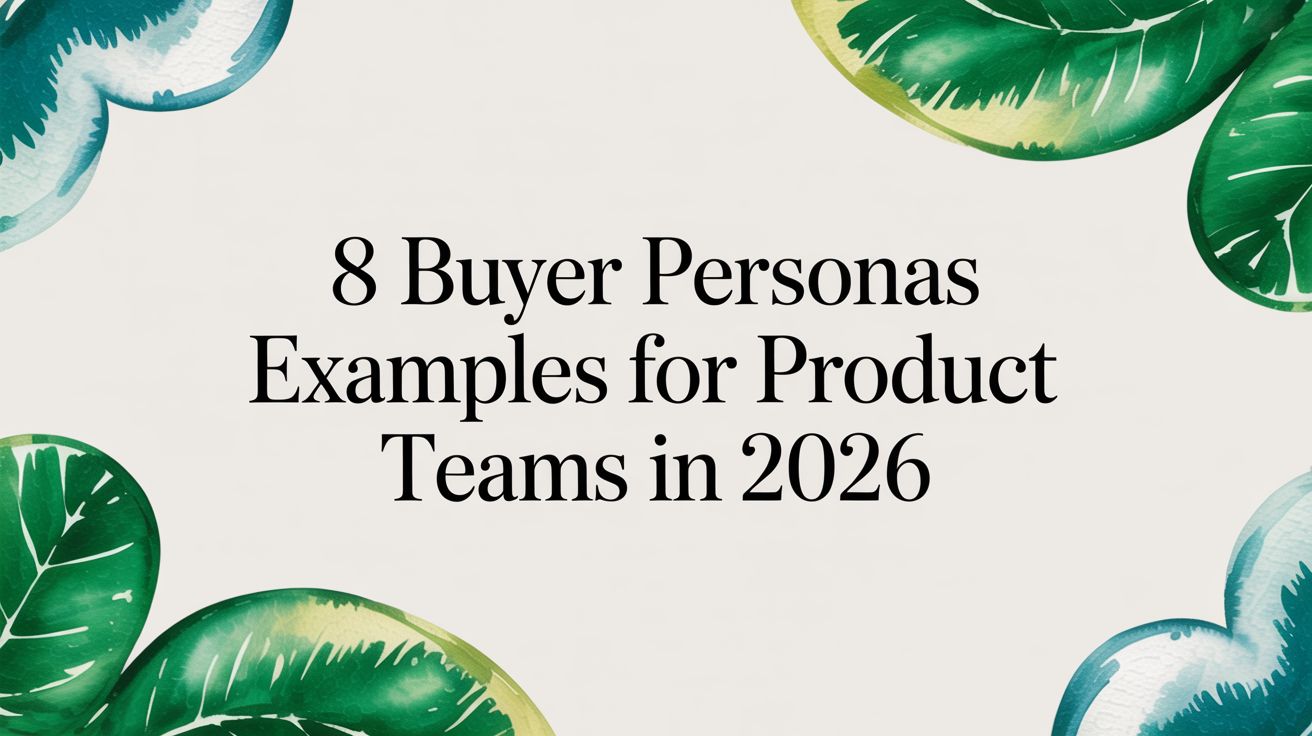 8 Buyer Personas Examples for Product Teams in 2026