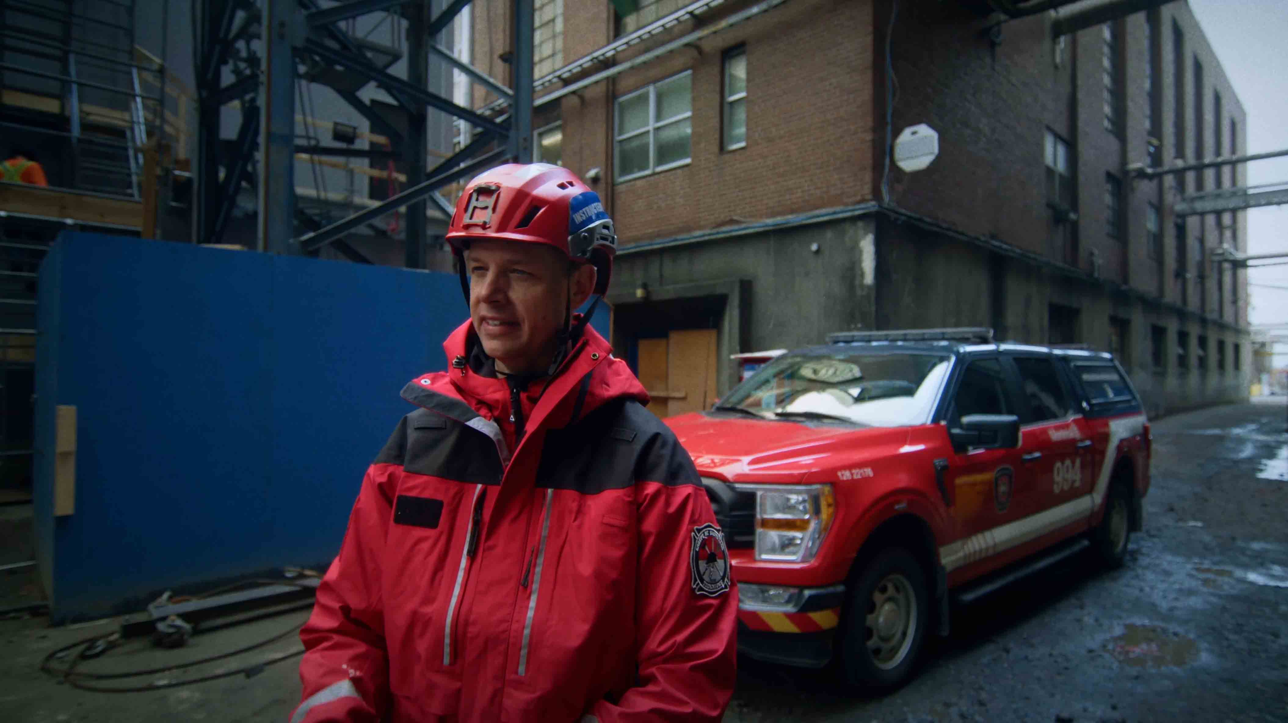 man in black suit jacket