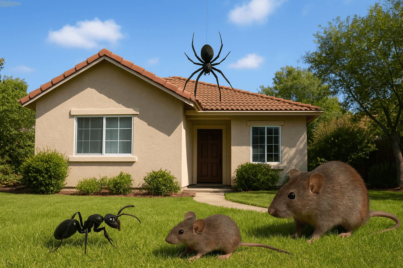 Residential property in Aliso Viejo protected from mice and ants