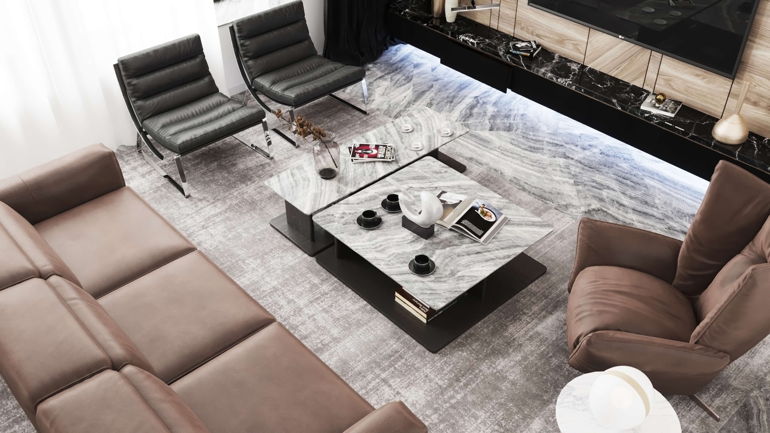 Smart Luxury Home, New York, NY – space planning by ImPERFECTION DESIGN