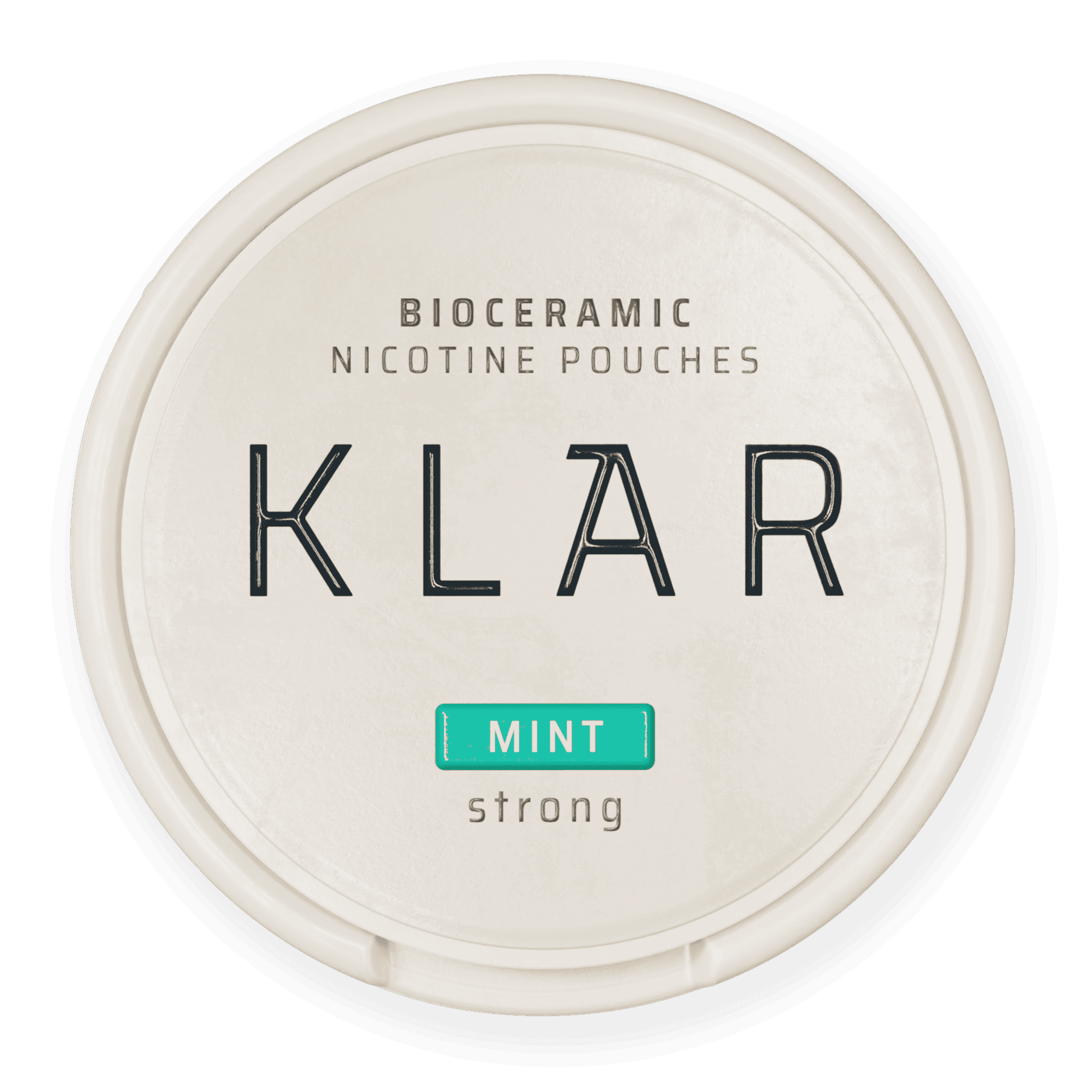 KLAR Bioceramic nicotine pouches in mint flavour