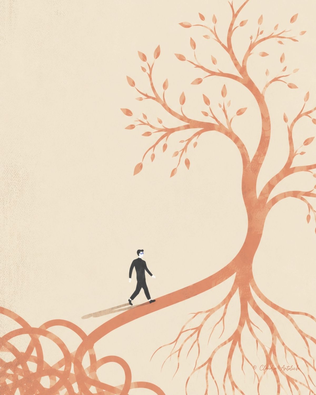 Growth through clarity artwork by Claudia Antolich