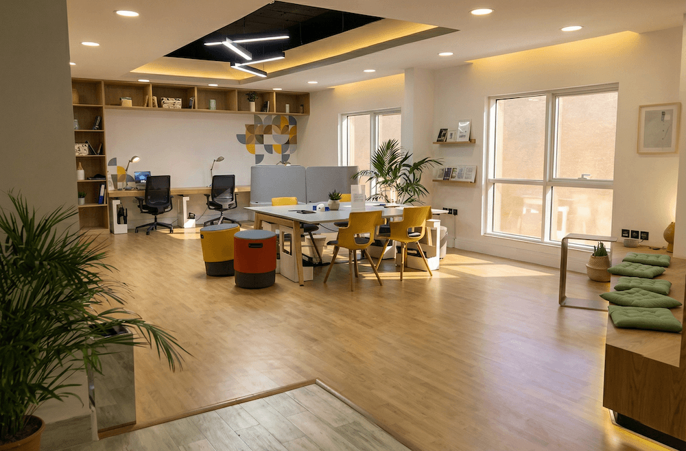 Lobby entrance at DIOM Rubeen 209 headquarters in Riyadh