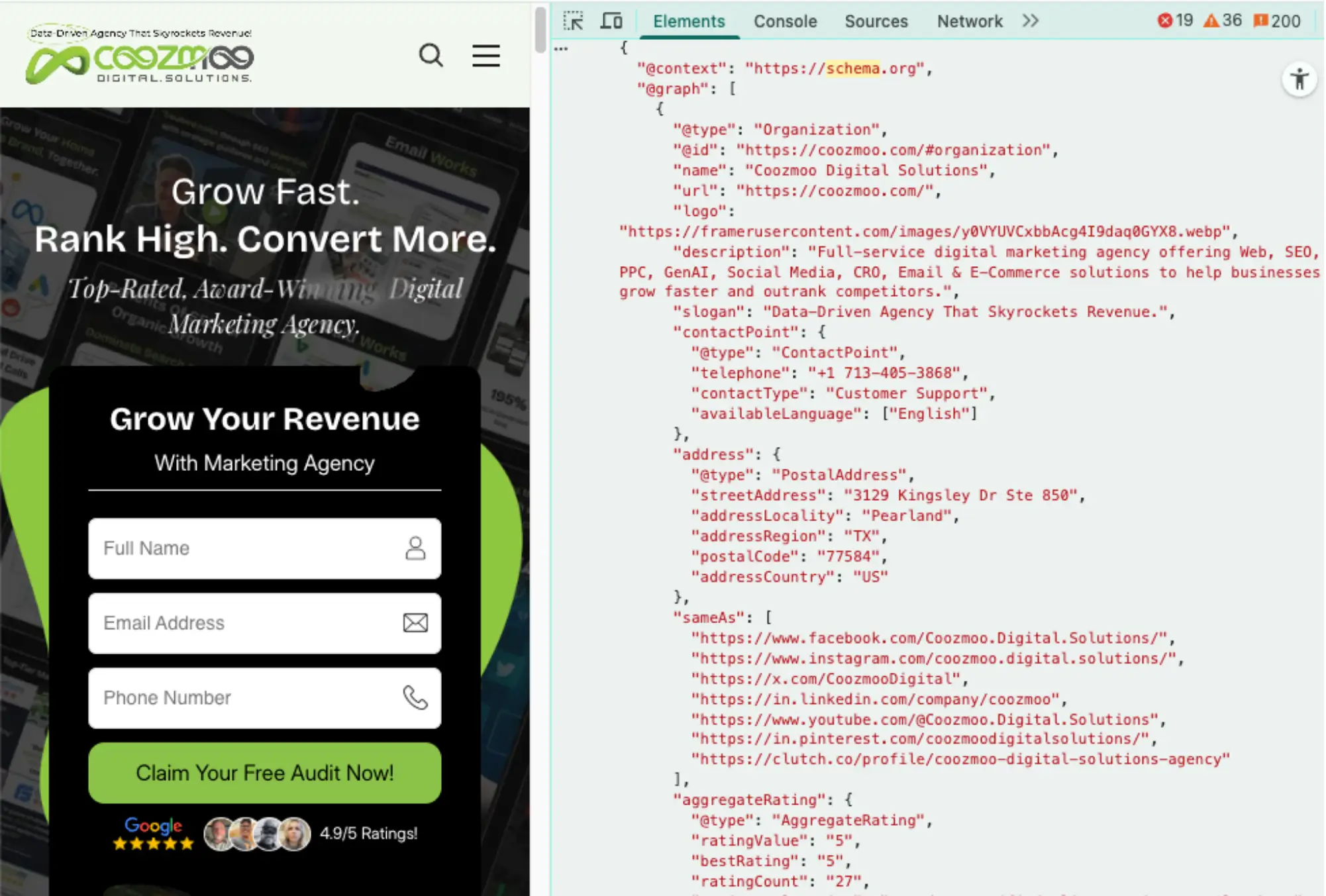 Organization Schema Markup