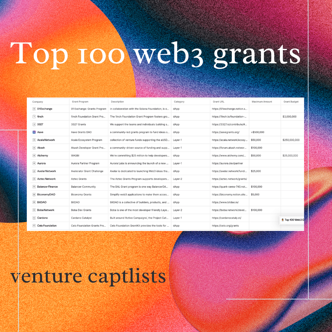 web3 grants 