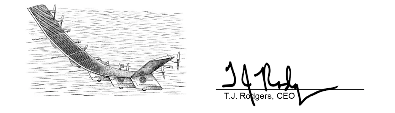 T.J. Rodgers Signature