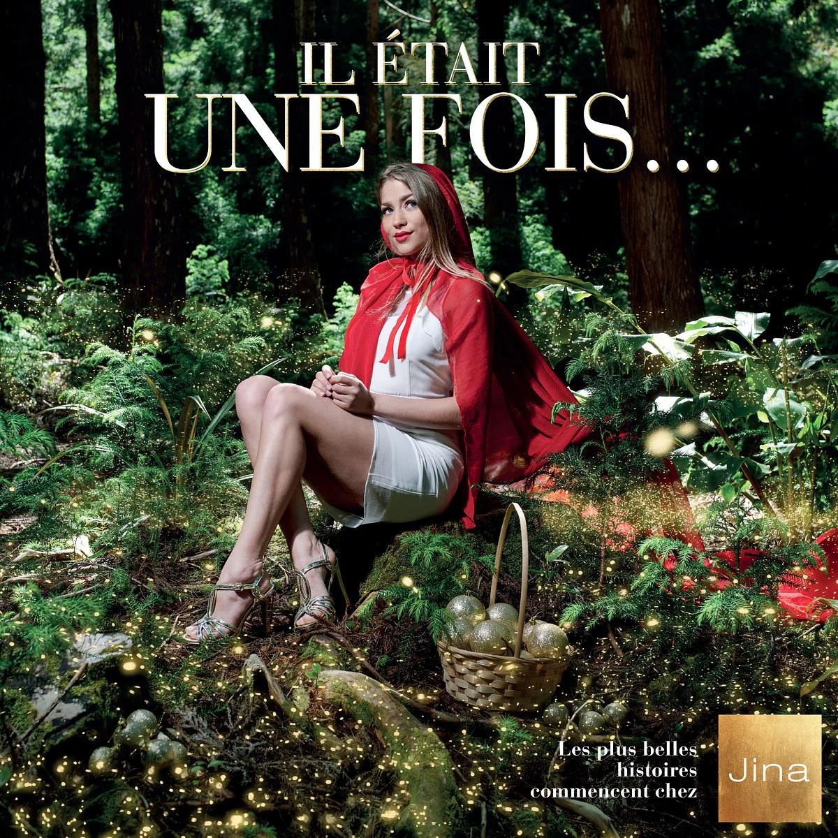 Photographie créative et éditoriale Jina, thématique conte de fée en forêt tropicale à La Réunion — David Dijoux