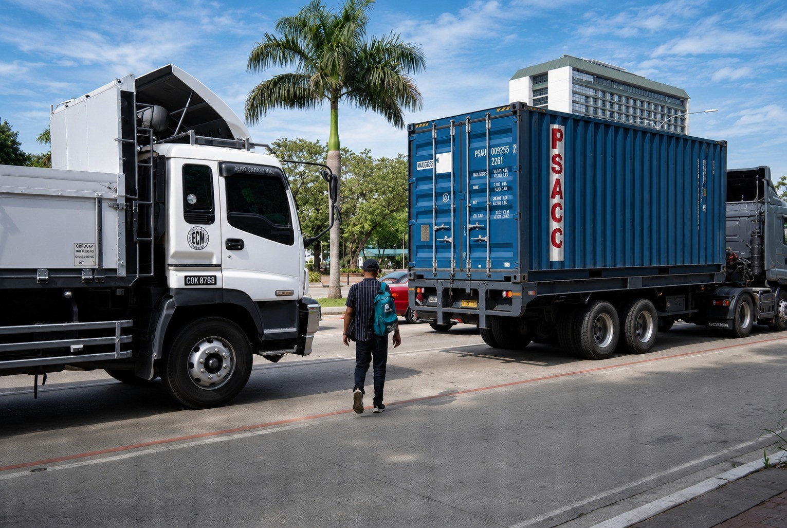Image of a moving truck