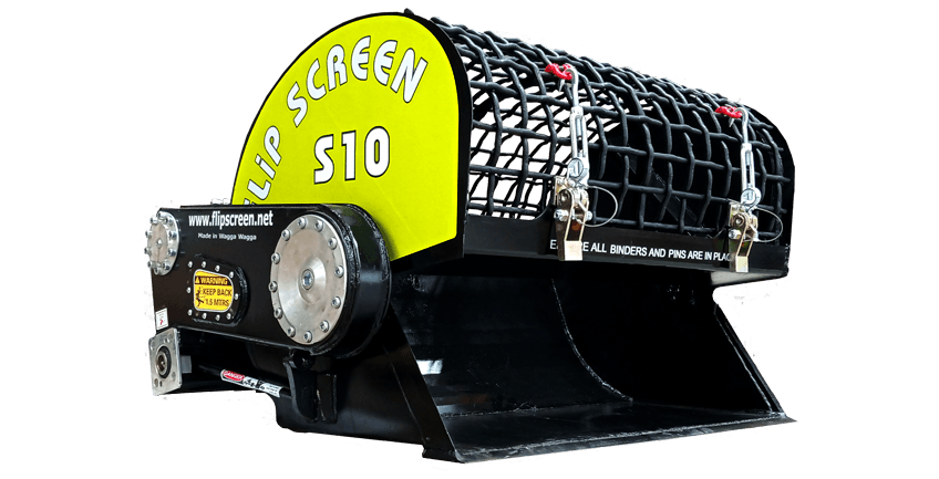 FlipScreen S10 Screening bucket for Backhoe machines
