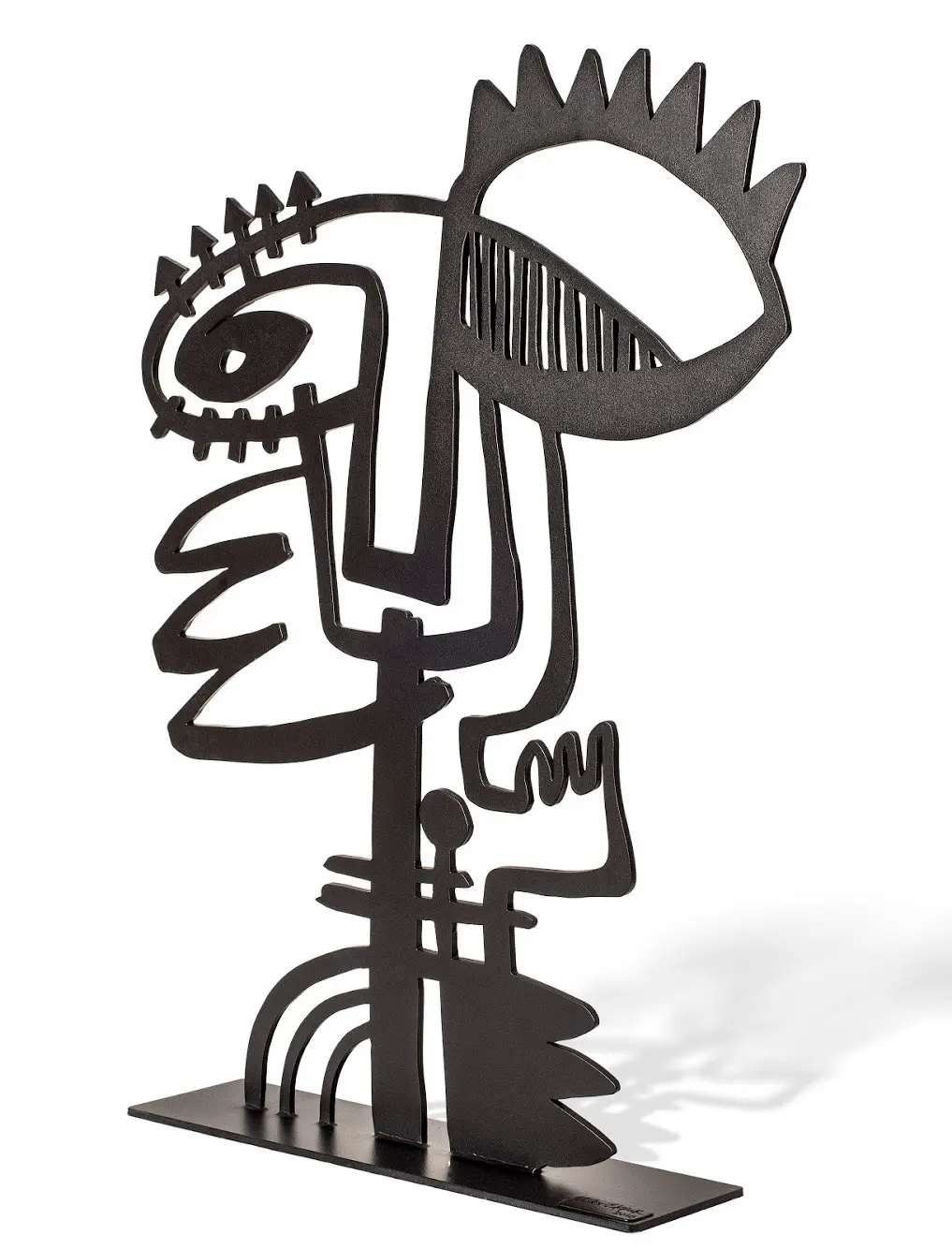 The Politician, c.2018,
powder coated steel
Size: (71cm x 92cm)
edition of 8