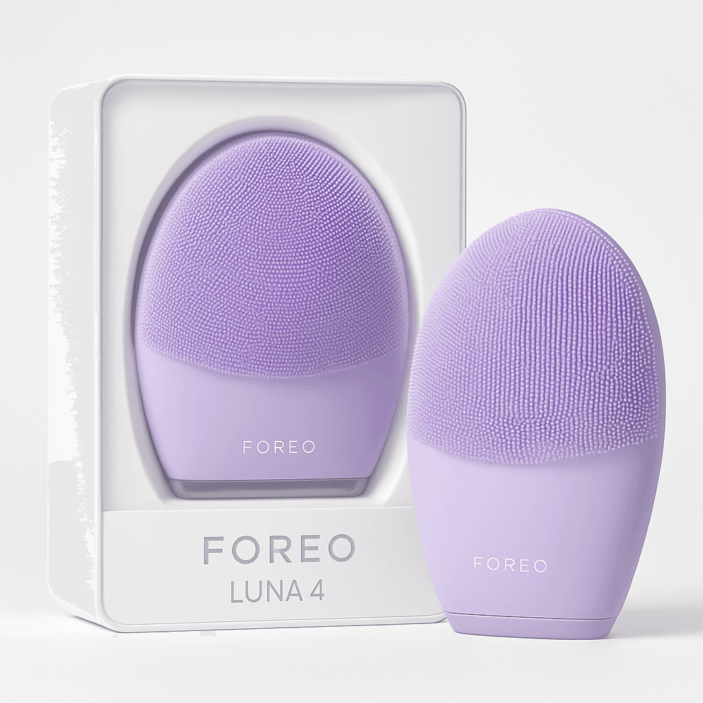 FOREO LUNA 4 Face Cleansing Brush - Firming Face Massager - Anti Aging Care - Enhances Absorption - Simple Skin Care Tools - Sensitive Skin