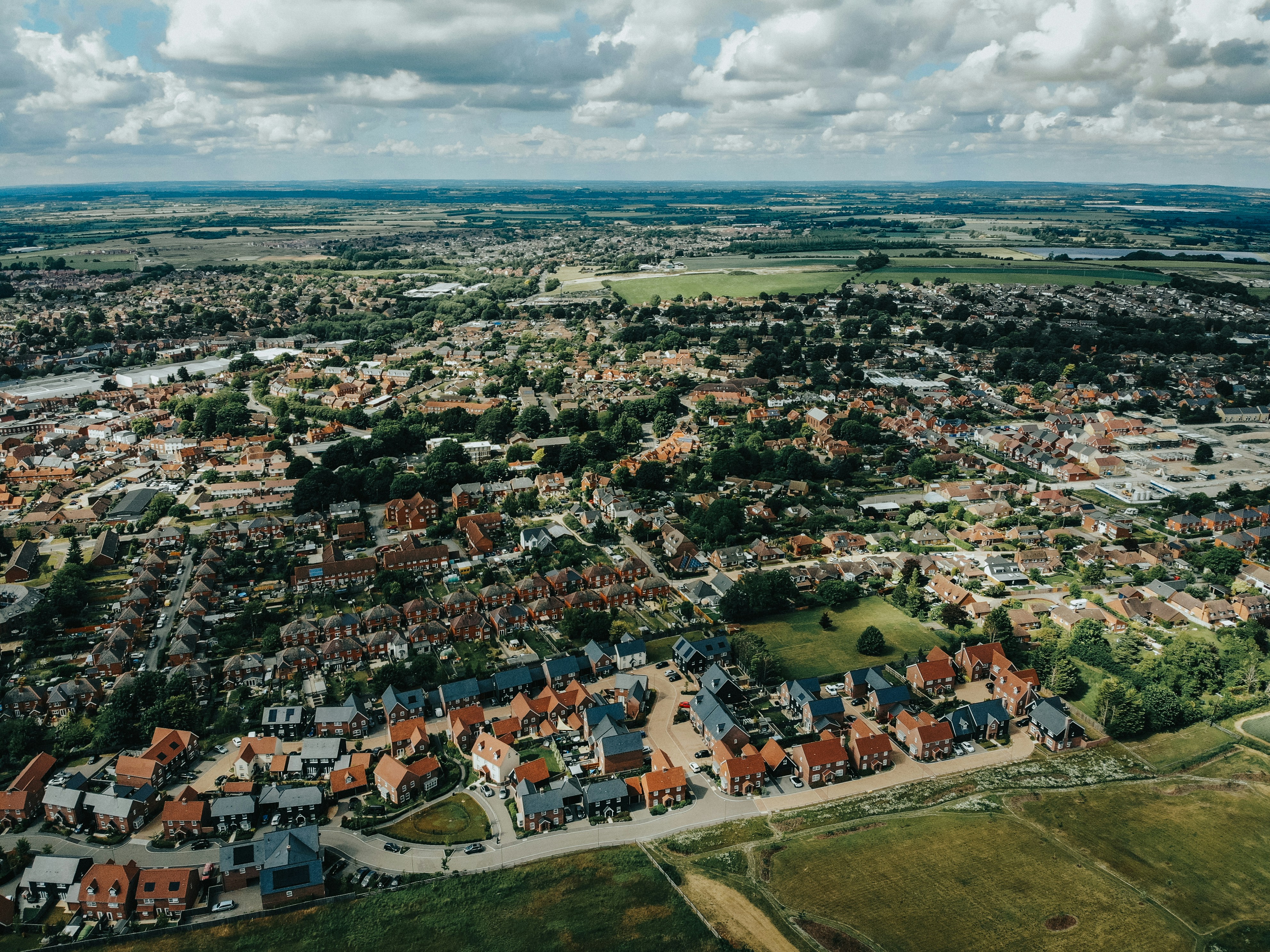 aerial view of city during daytime