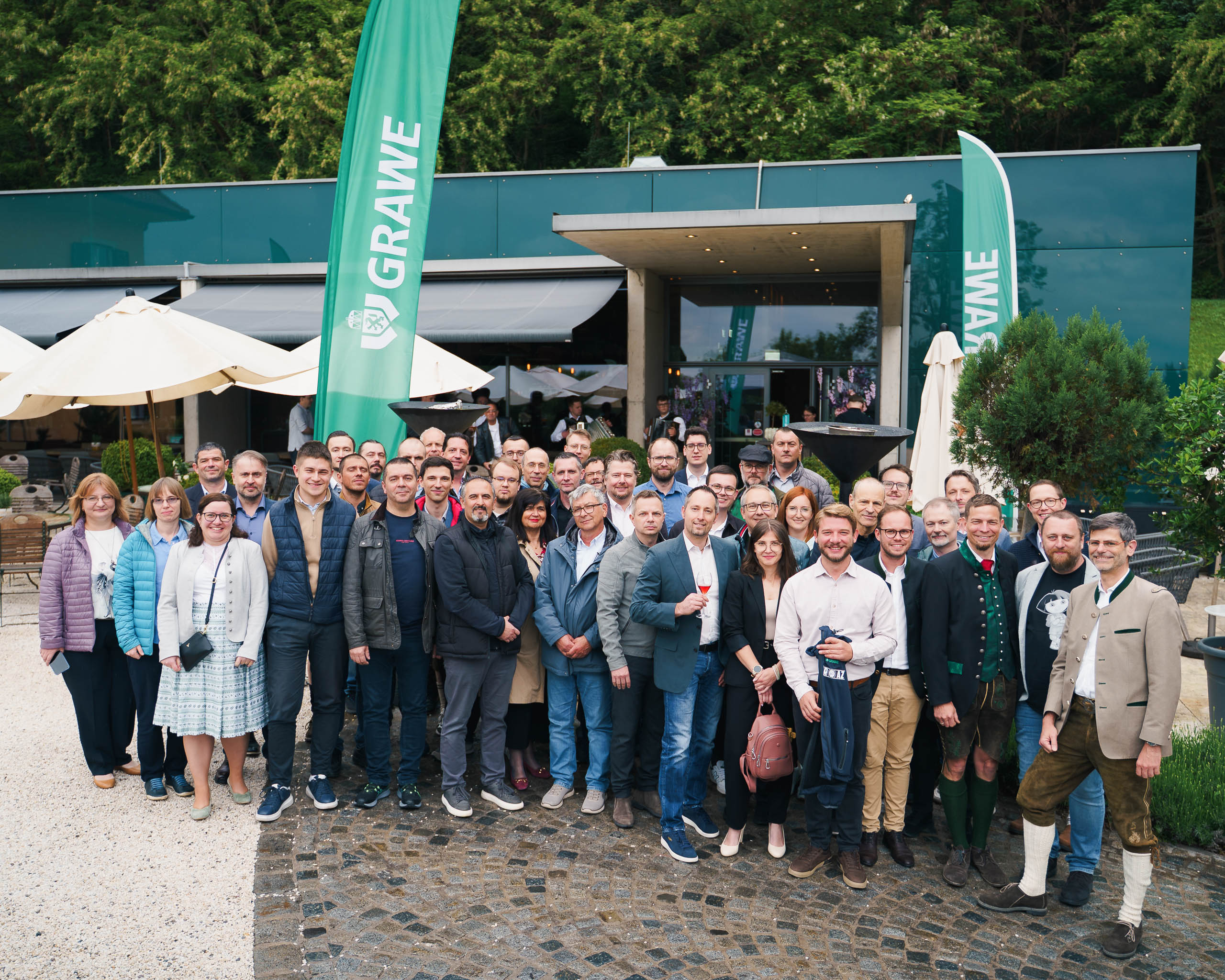Grawe Feier Aiola im Schloss 2025 Gruppenfoto