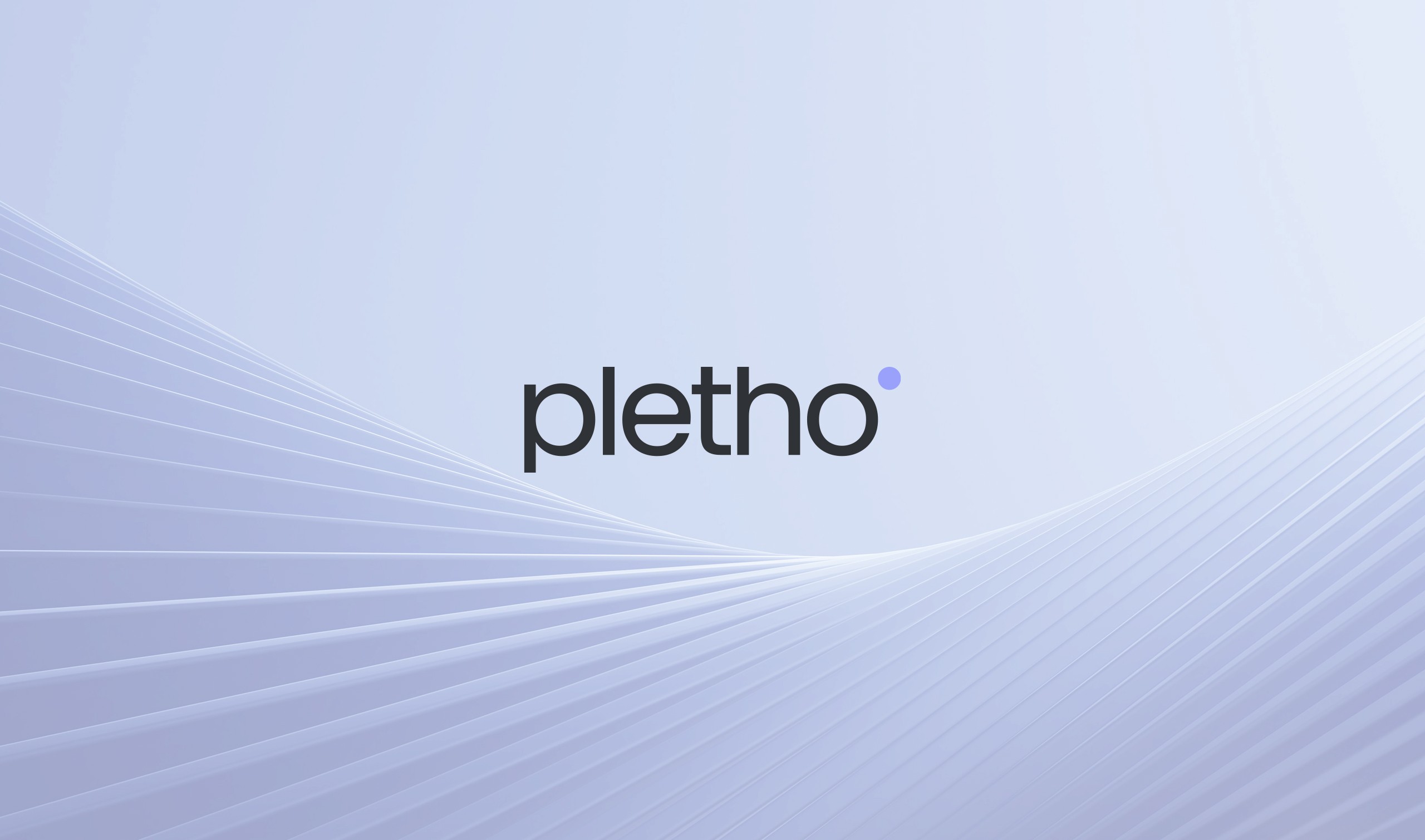 Pletho brand identity — minimalist logo design health tech startup visual identity