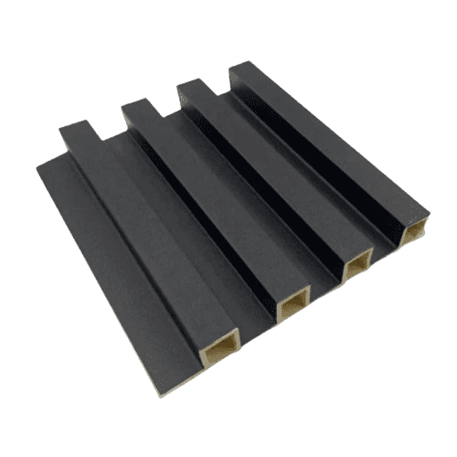 WPC Wall Panel Interior Negro Mate - SRJ Tu Hogar