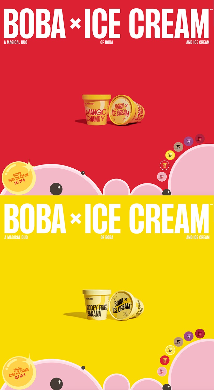 Best portfolio site - boba ice cream