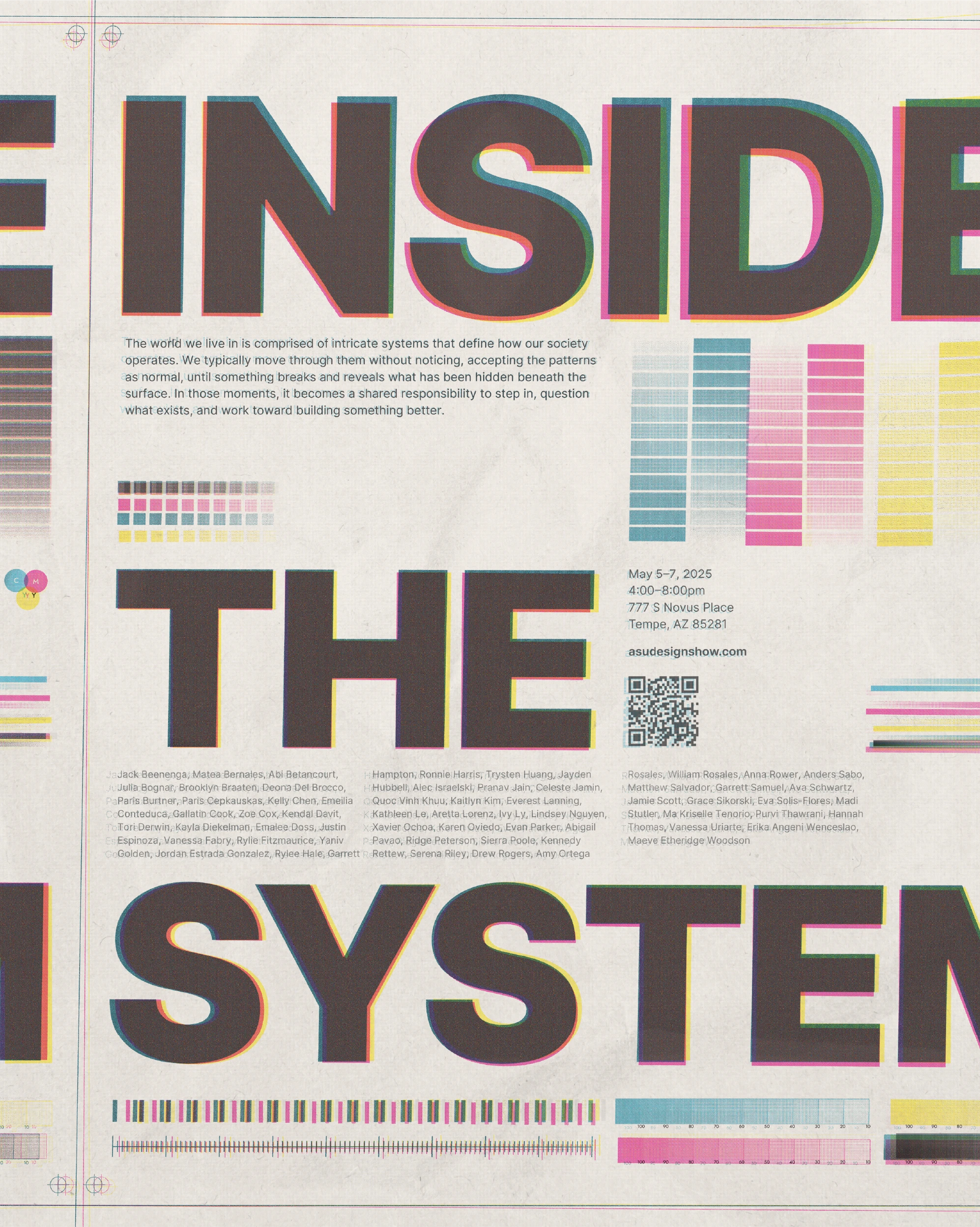 First attempt at CMYK poster.