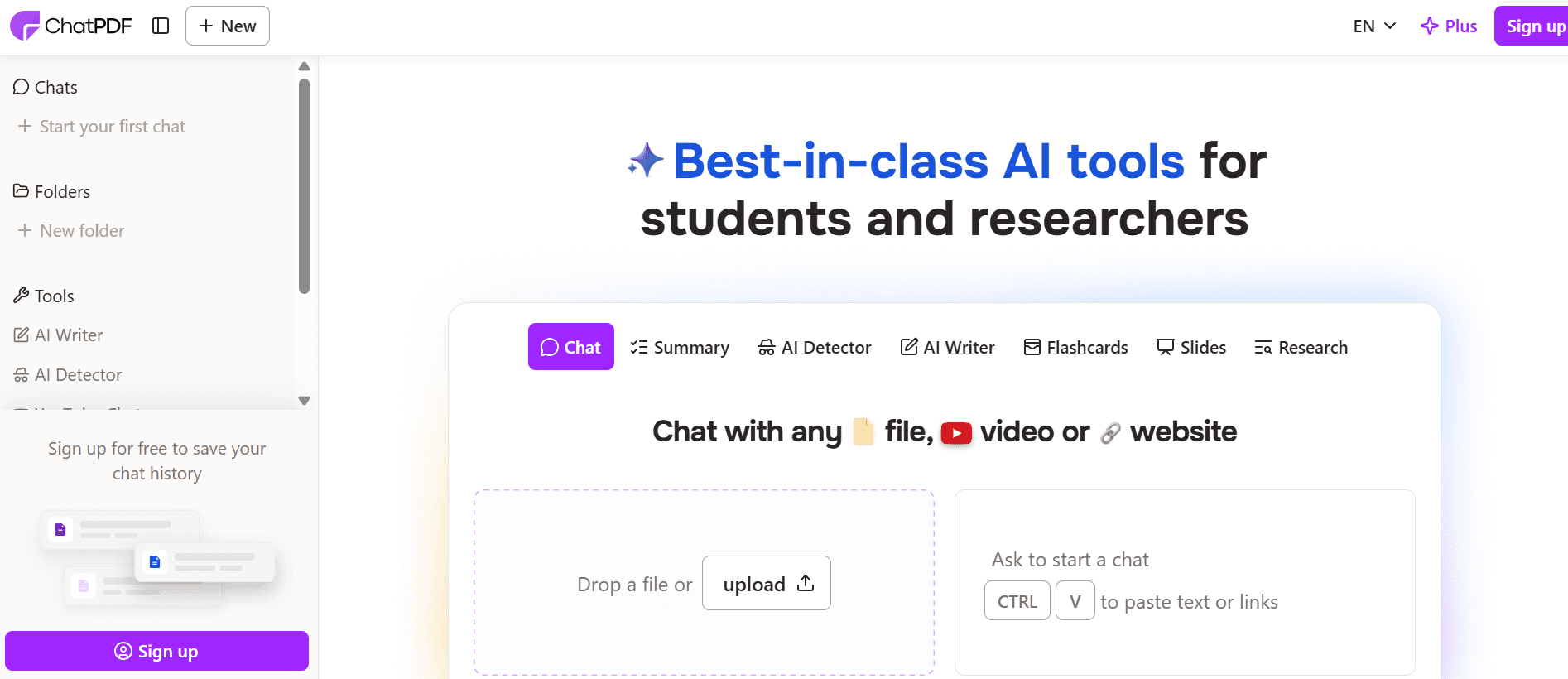 chatpdf - Best Tool to Chat With Documents