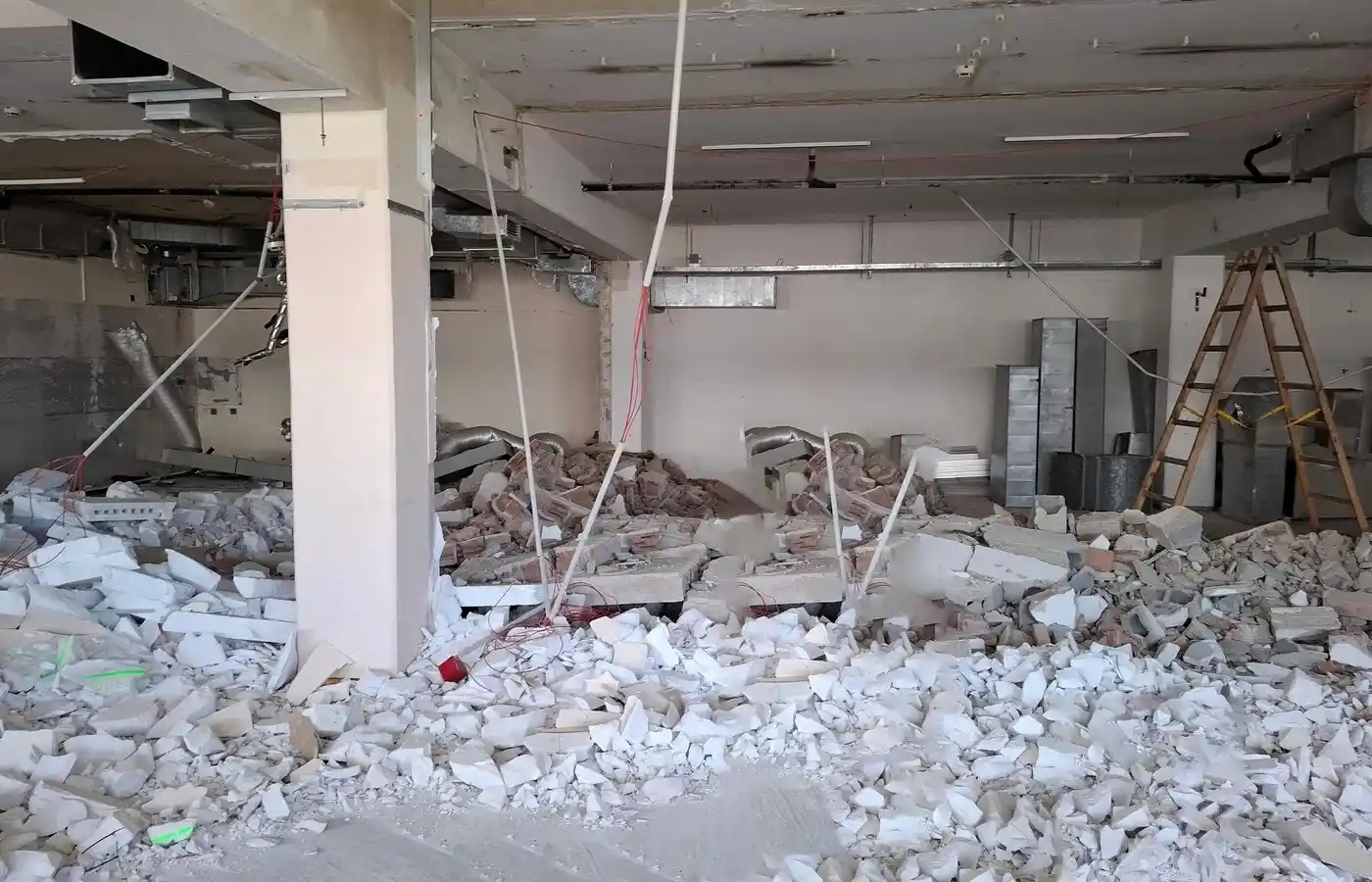 Rückbau im Gebäudeinneren – Abbrucharbeiten und Schuttentfernung