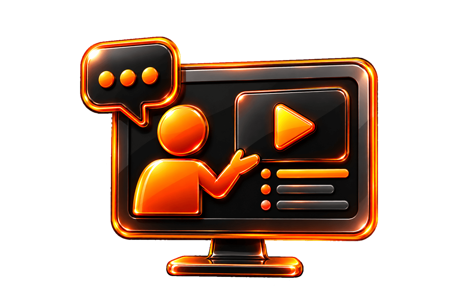 YouTube shorts logo in a 3d style