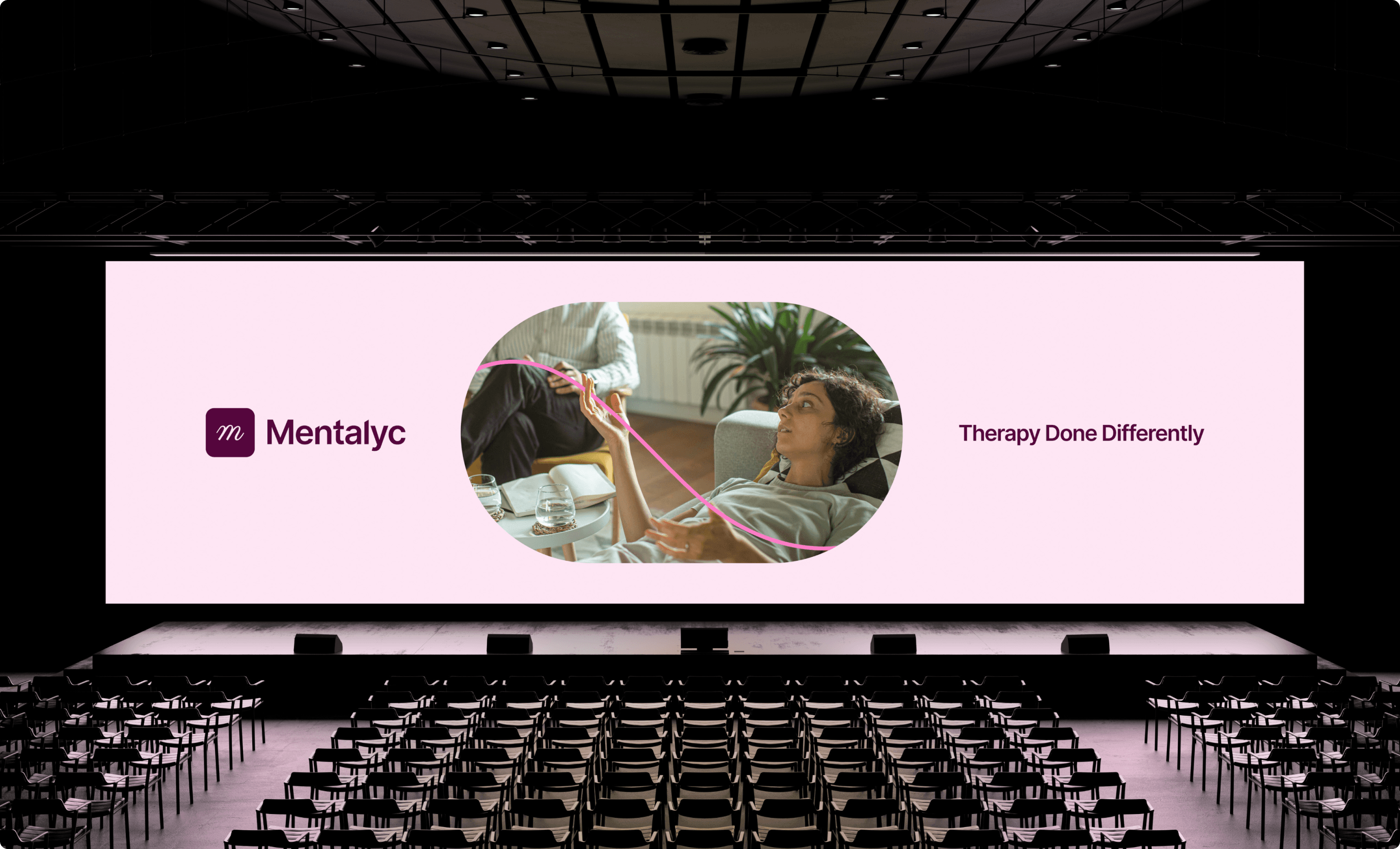 conference stage ad