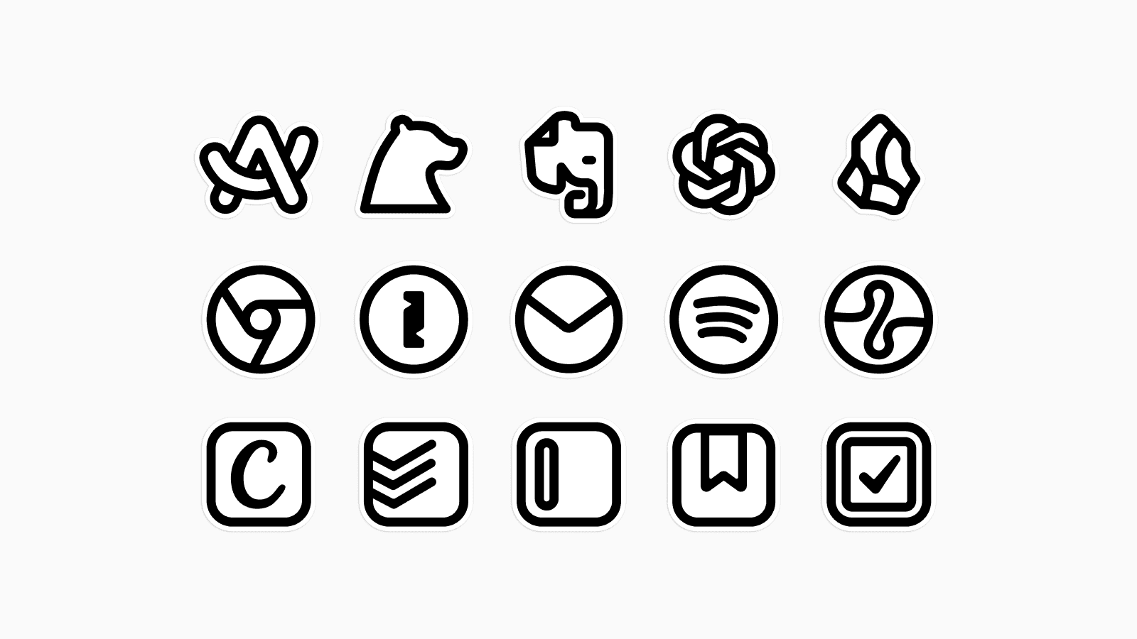 Notion-style app icons