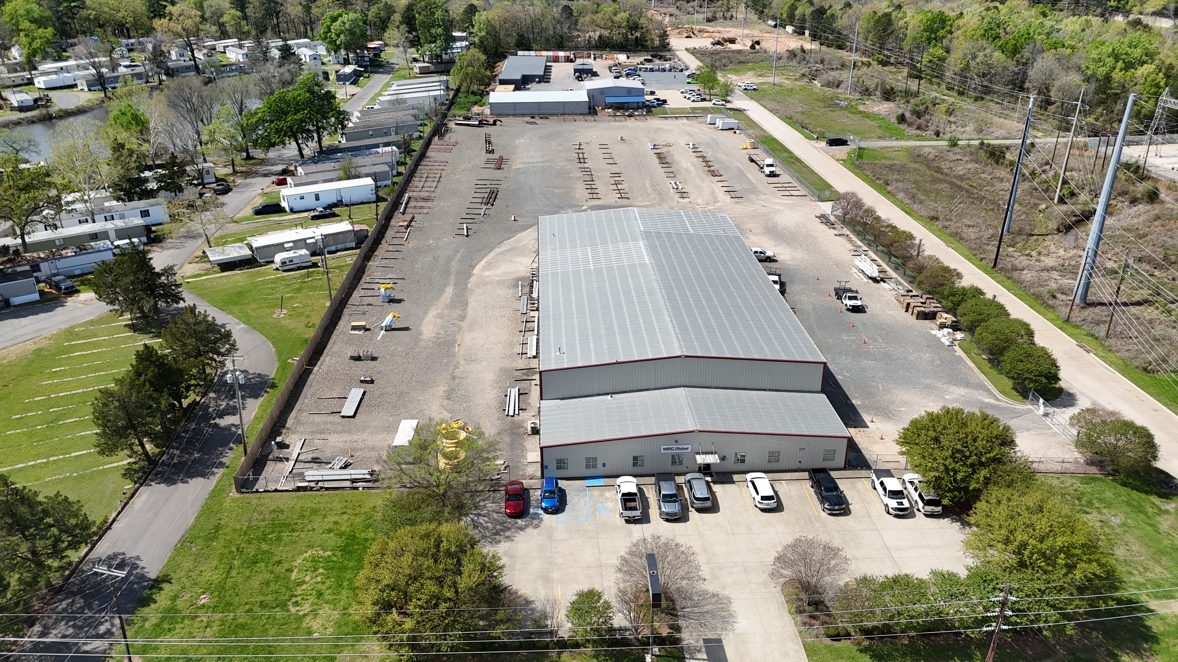 Industrial facility associated with the MRC Global Shreveport project in Louisiana.