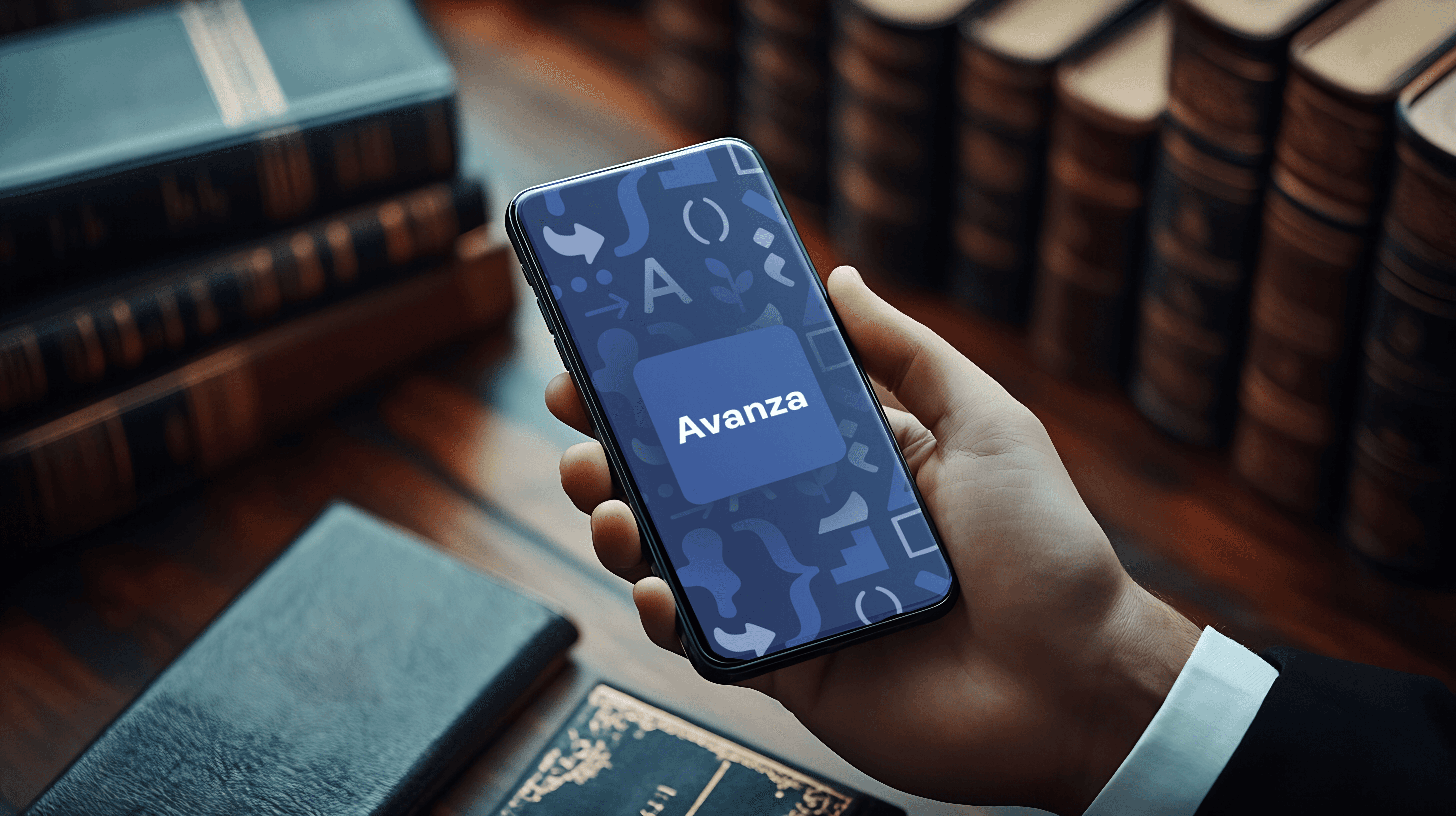 hand holding meadow flowers on a dark green background