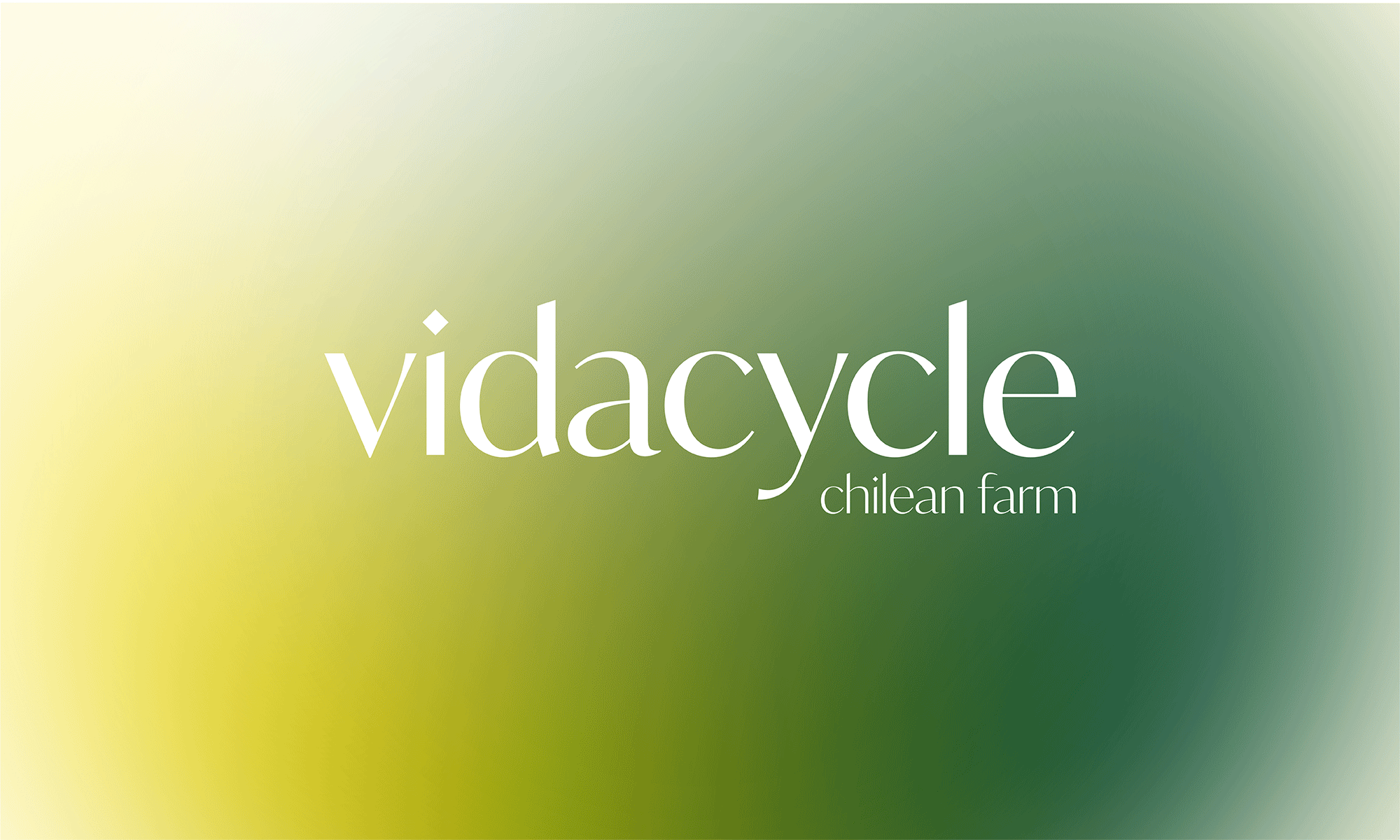 animated logo of Vidacycle, Chilean Farm