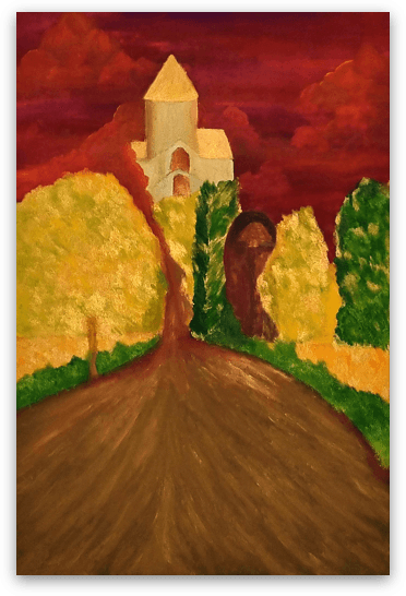 premium art poster and canvas prints, with originals available, from QART , of the artwork " The Horizon "