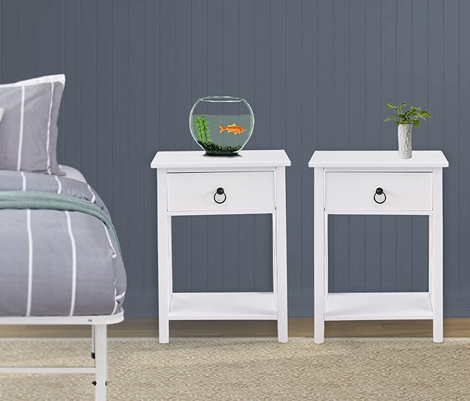 Elegant nightstand dimensions in feet with ample storage space and a timeless design.