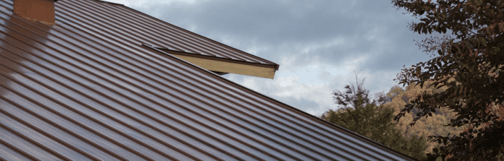 a black and white photo of a roof