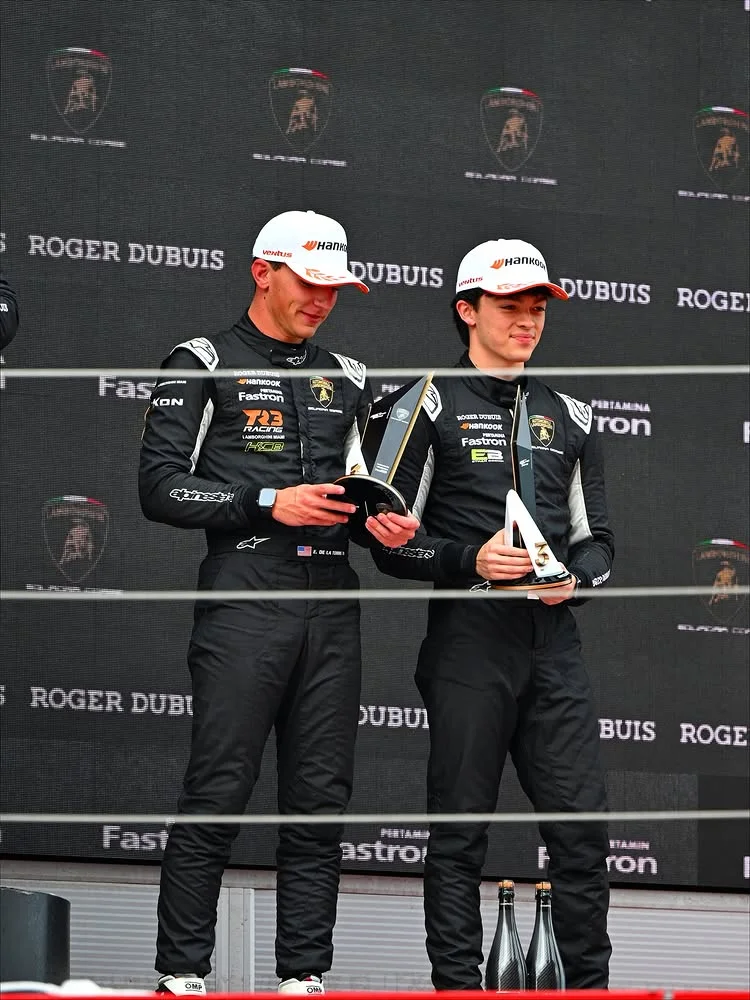 Singapore’s Ethan Brown claims the 2025 Lamborghini Super Trofeo Asia Vice Champion title with Leipert Motorsport in Misano