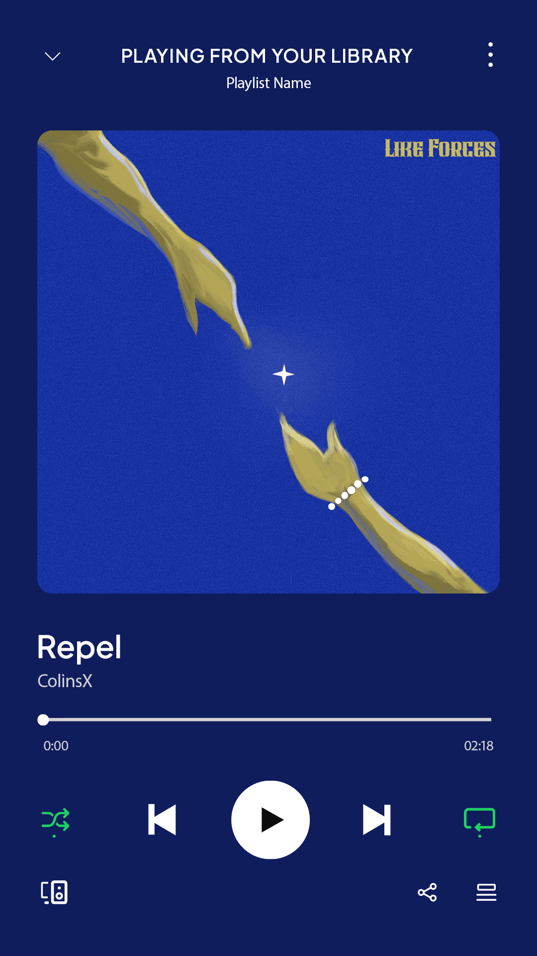 ColinsxX dropped 2 tracks titled "Repel and Attract"