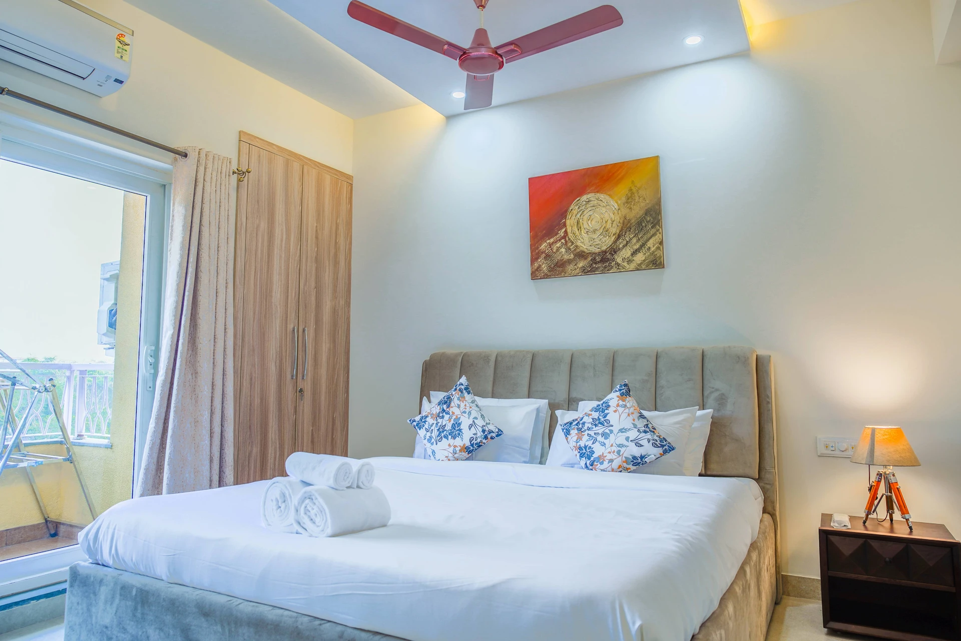 premium 2 bhk apartment with pool in goa, candolim, apartment for couple, groups of small family