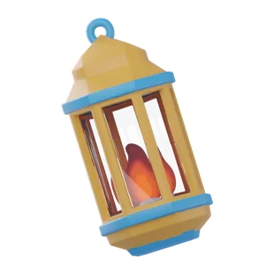 Free 3D Ramadan lantern icon for Ramadan