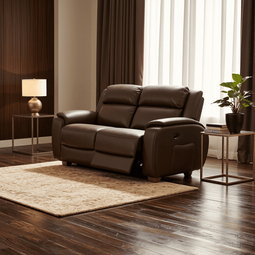 product photography of Furniture/Luxury Recliner Sofa