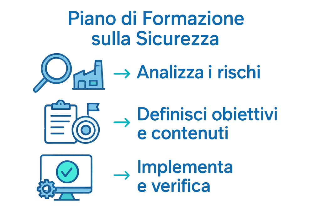 infografica-delle-tre-fasi-chiave-di-un-piano-di-formazione-sulla-sicurezza