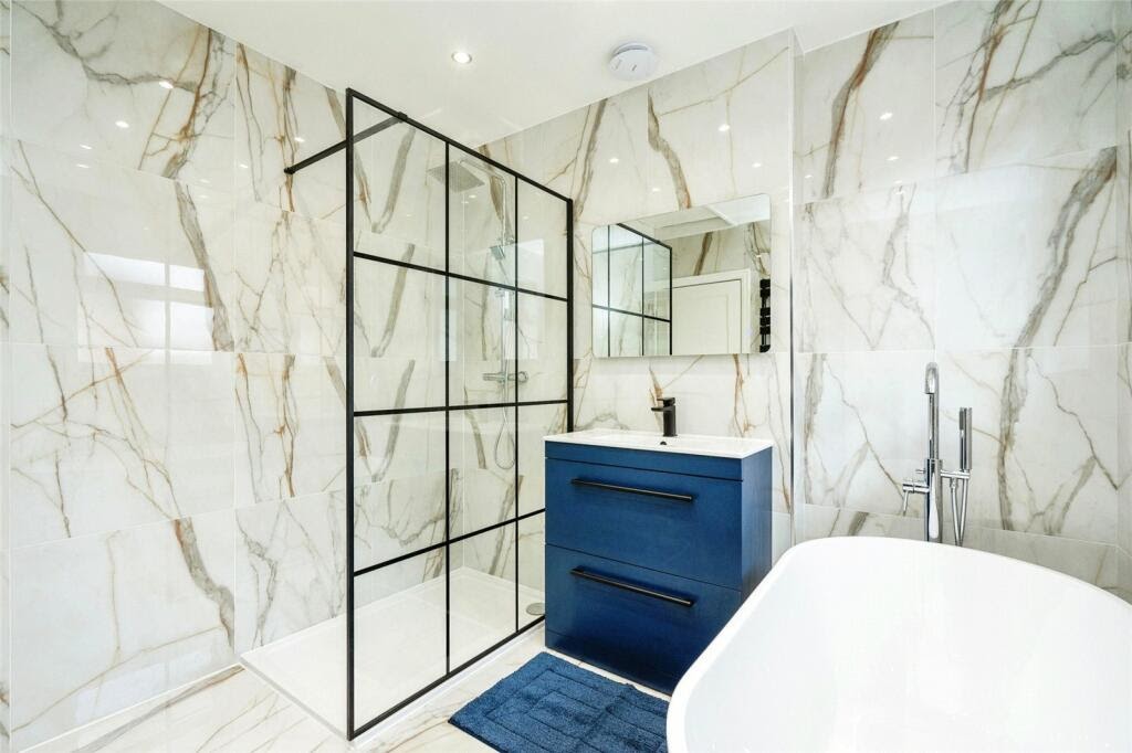 Image of a bathroom renovation.