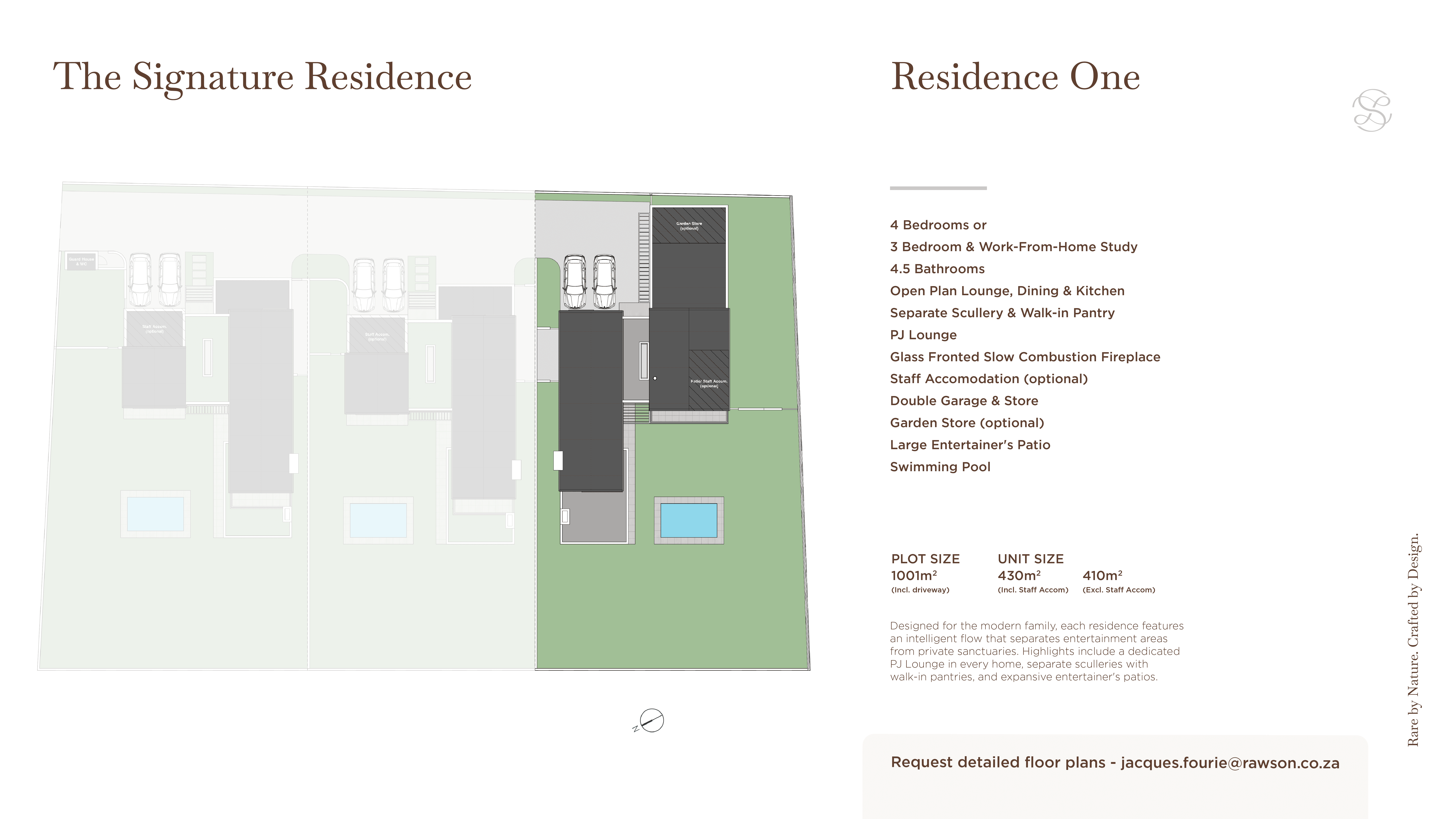 Floor plan House 1 Strawberry Lane Collection