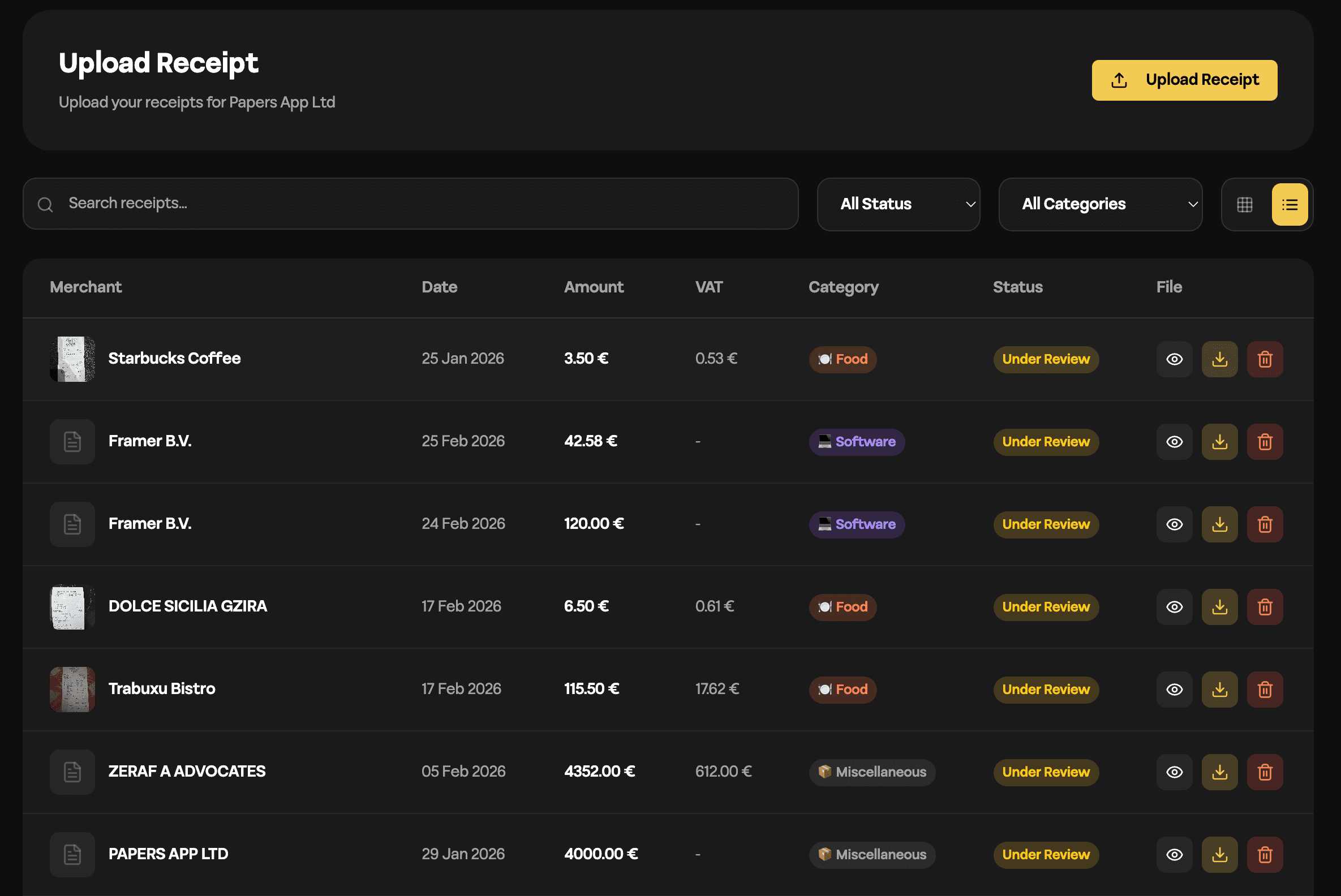 Tauler Papers.ad - Pujar Factures online