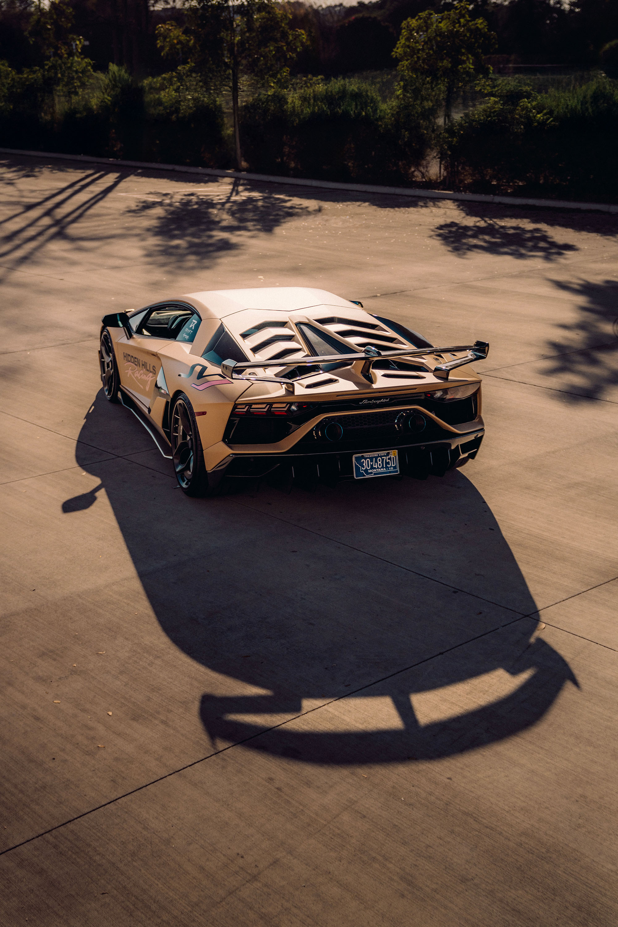 INOZETEK Zuumy Frozen Matte Sand Dynamic PPF Lamborghini Aventador SVJ