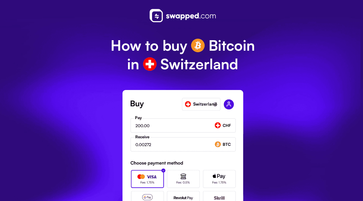 How to buy Bitcoin (BTC) in Switzerland with CHF