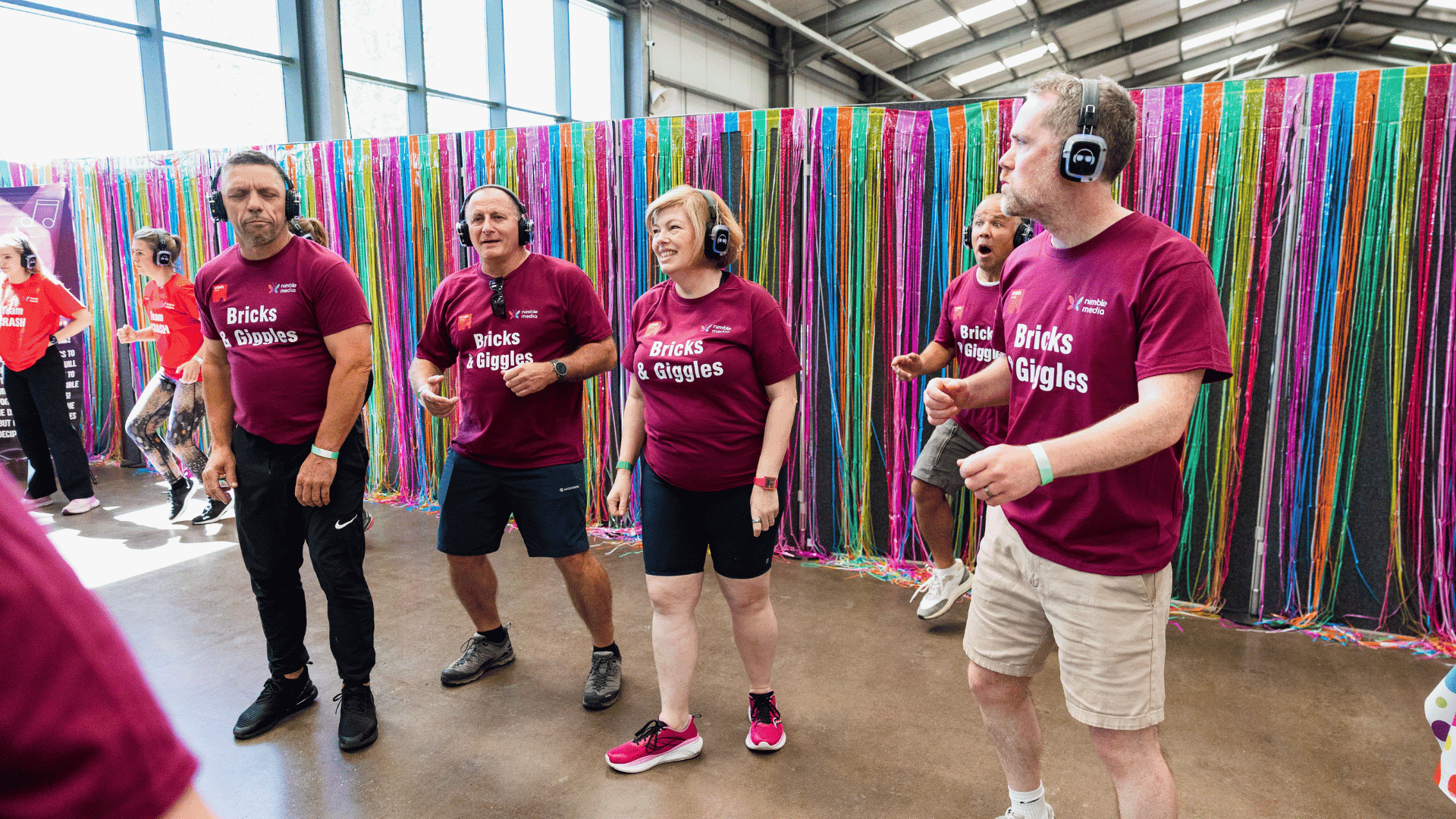 CRASH Charity taking on Silent Disco at The Big Construction Diversity Challenge