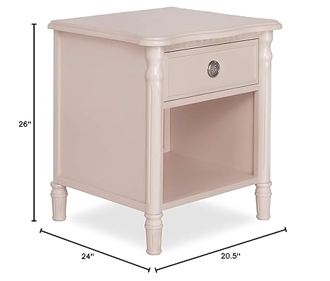 Evolur julienne nightstand – A stylish and functional furniture piece, perfect for any modern home.