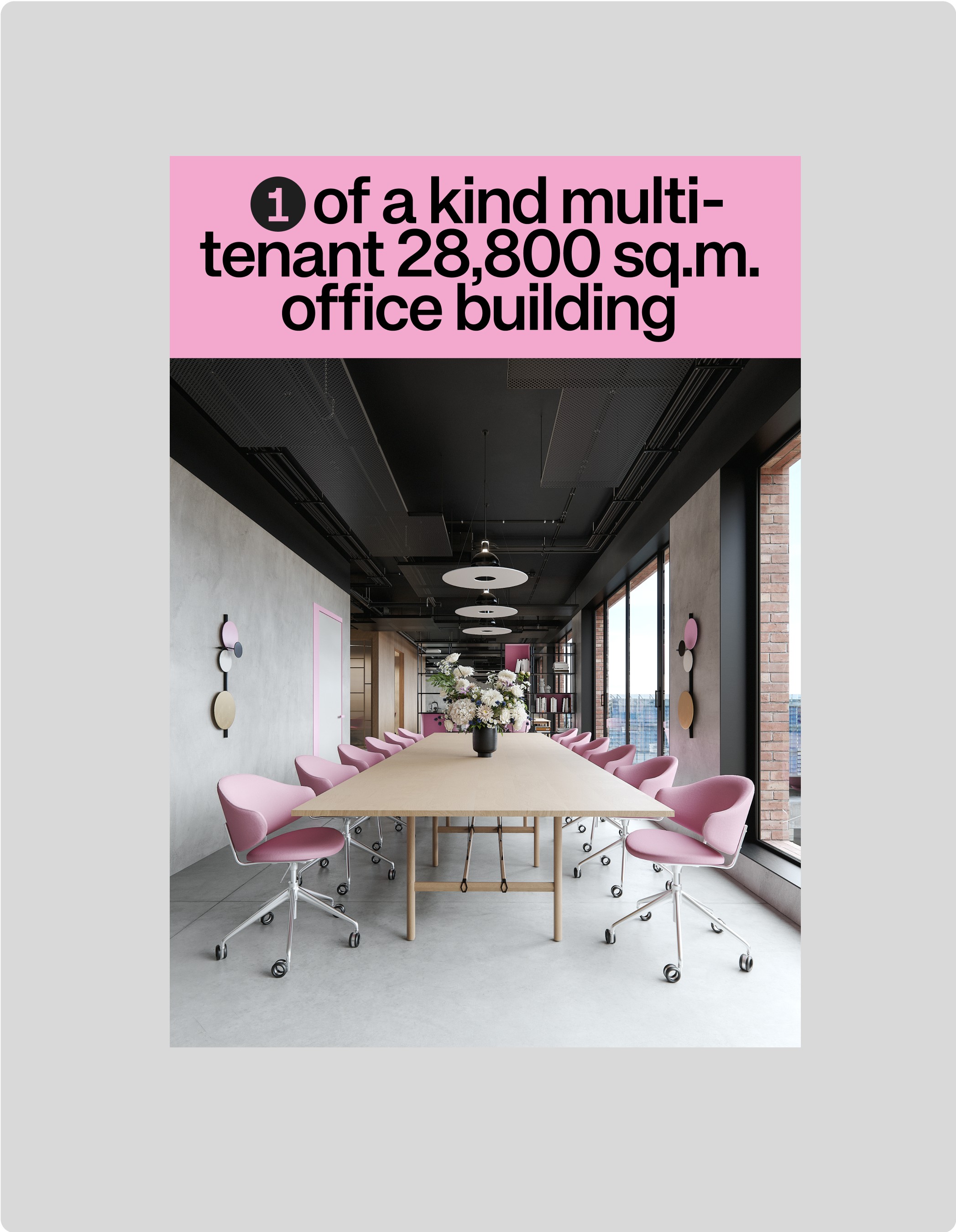 mock up render from office  the1 by Analogue agancy