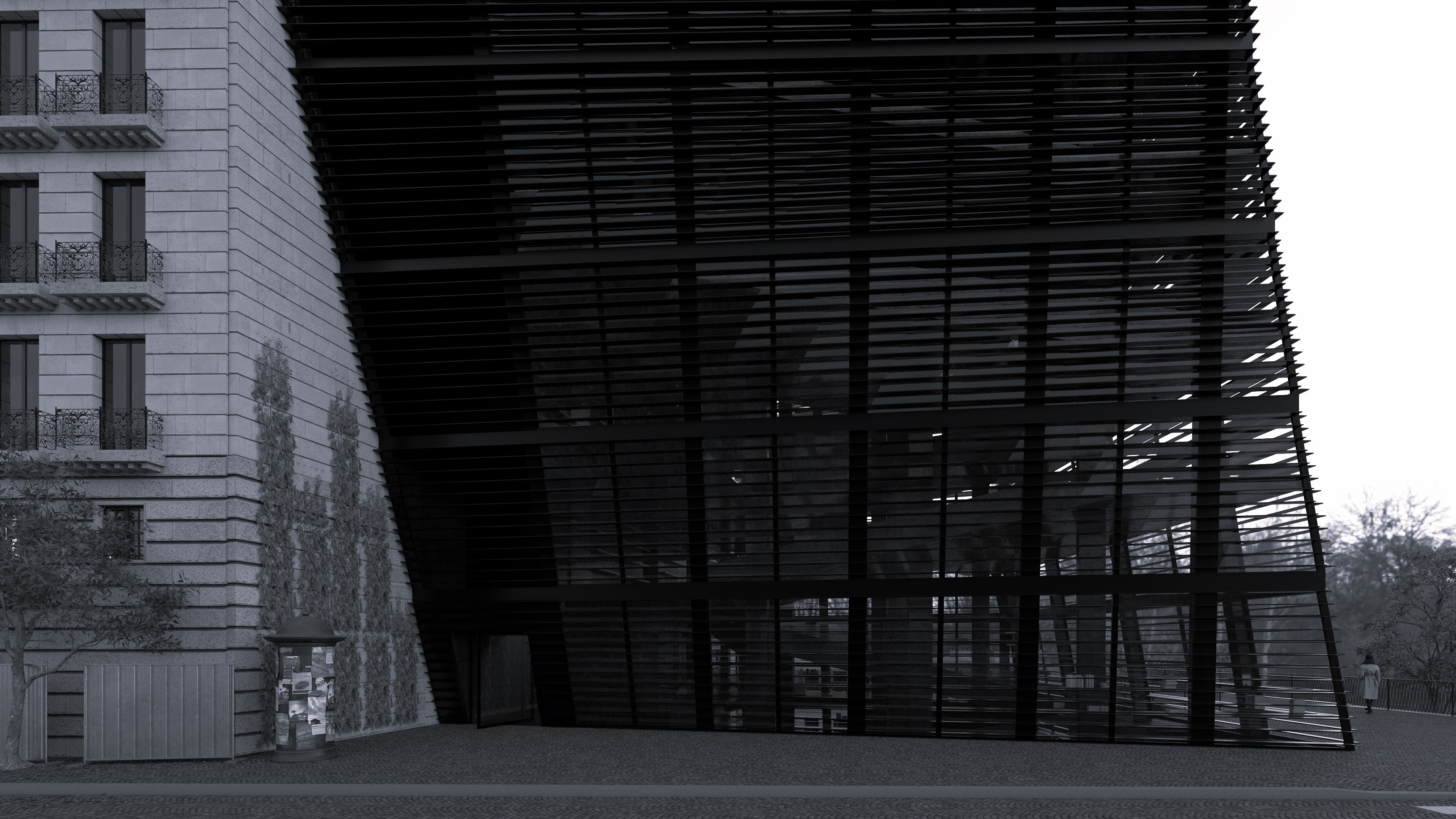 Bibliothéque projet Paris rue