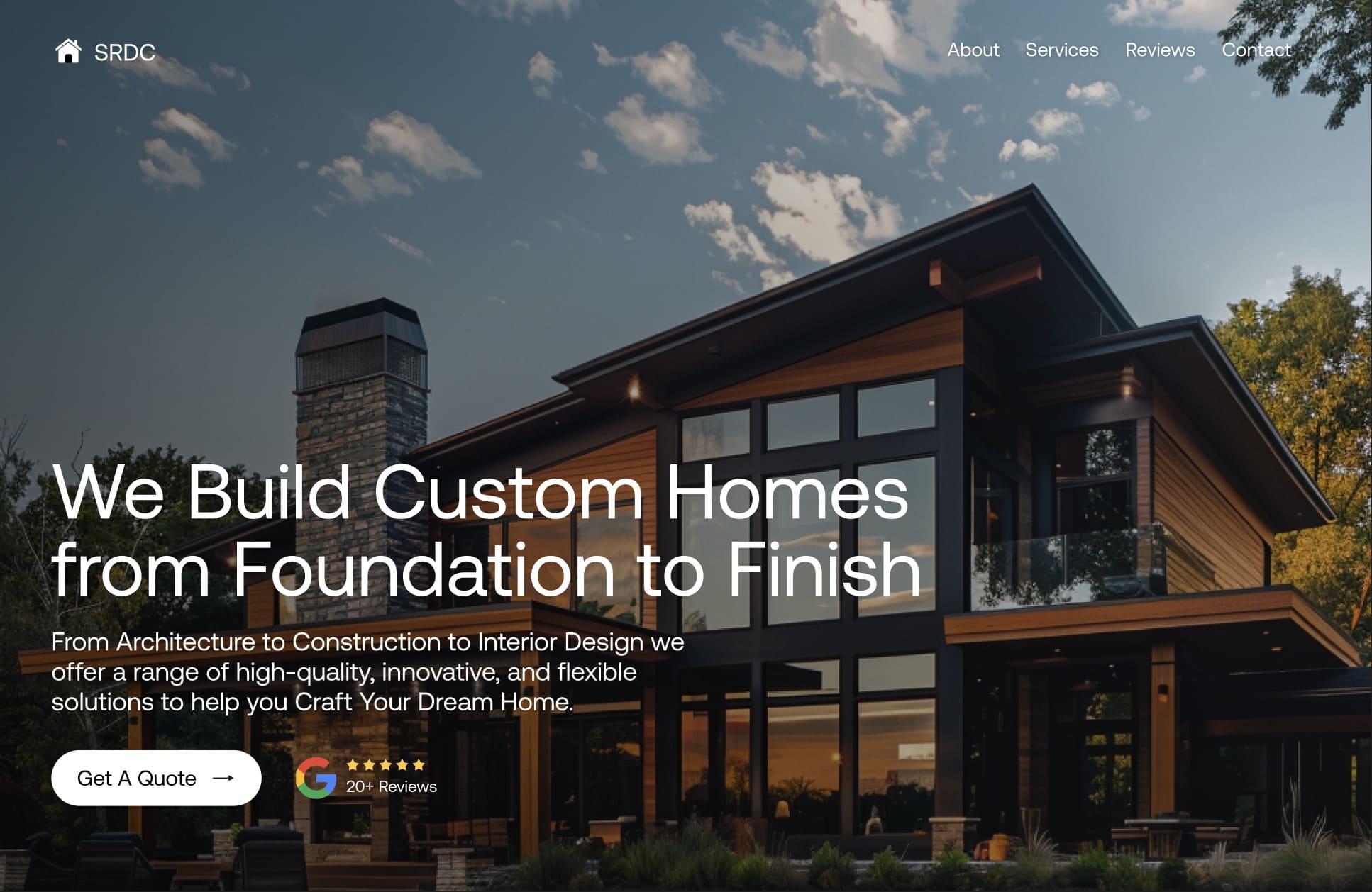 Home Builder Portfolio Design