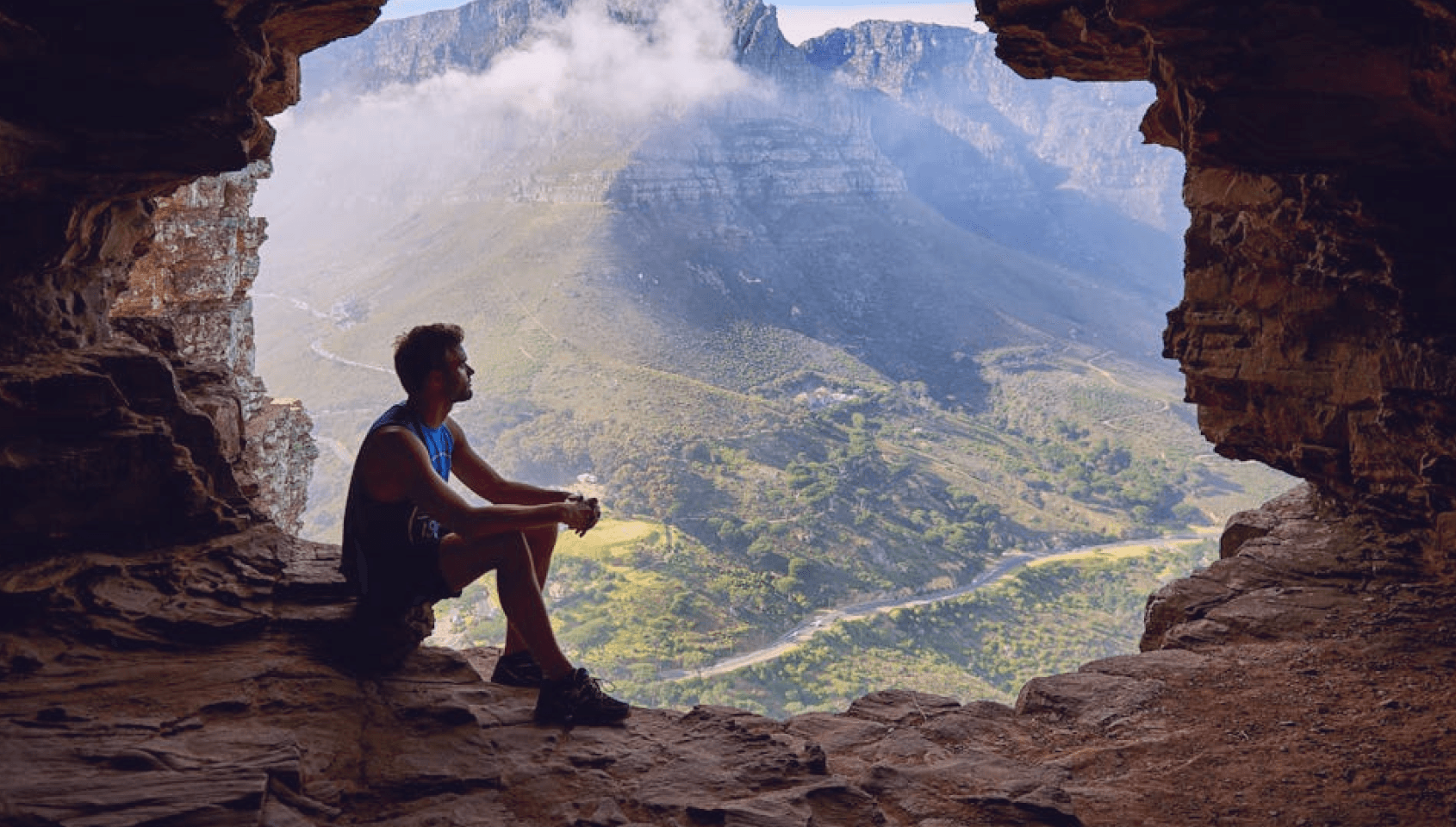 a man who is undergoing personal development.