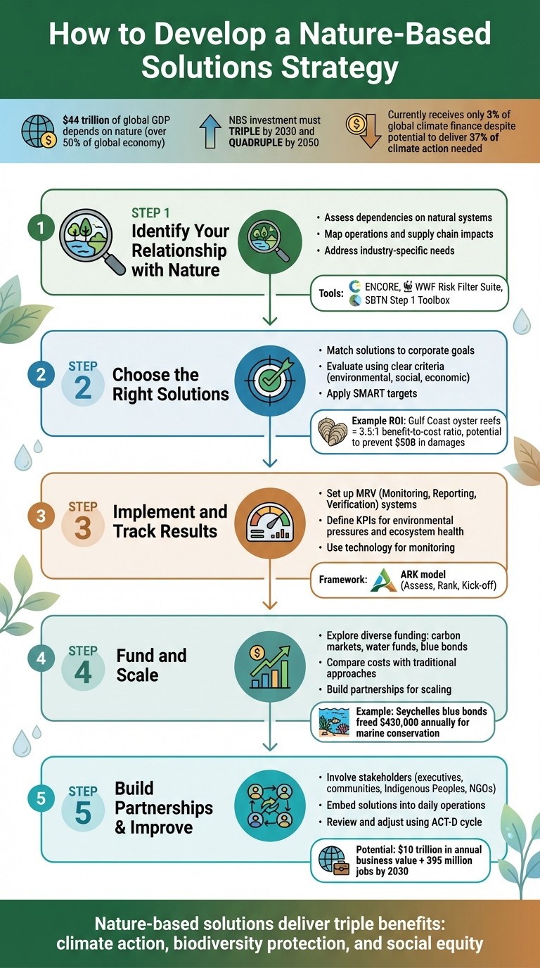 5-Step Framework for Corporate Nature-Based Solutions Strategy